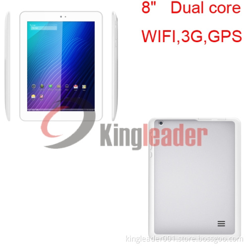 8" (4: 3) Mtk8377 Dual Core Android 4.4 Tablet PC with WiFi, 3G, GPS-DC8f